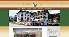 Desktop Screenshot of hotelpinetafalcade.it